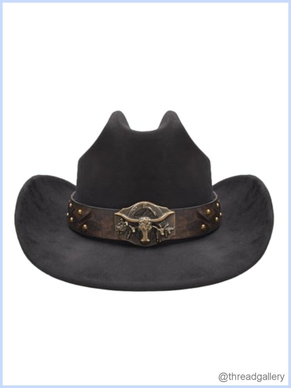 Faux Suede Western Cowboy Hat Vintage Style Adult Rodeo Festival